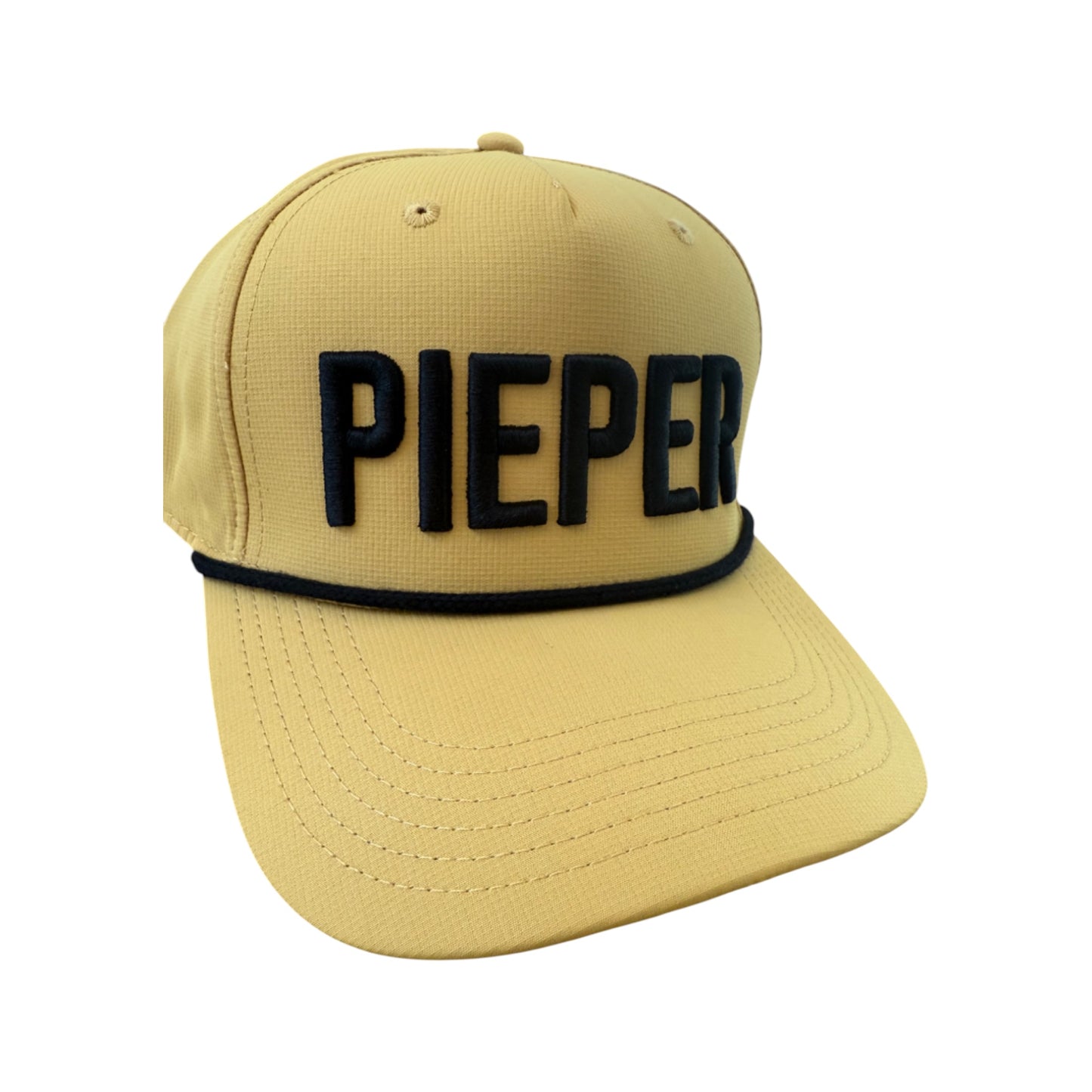 Pieper Puff Embroidered Rope Cap