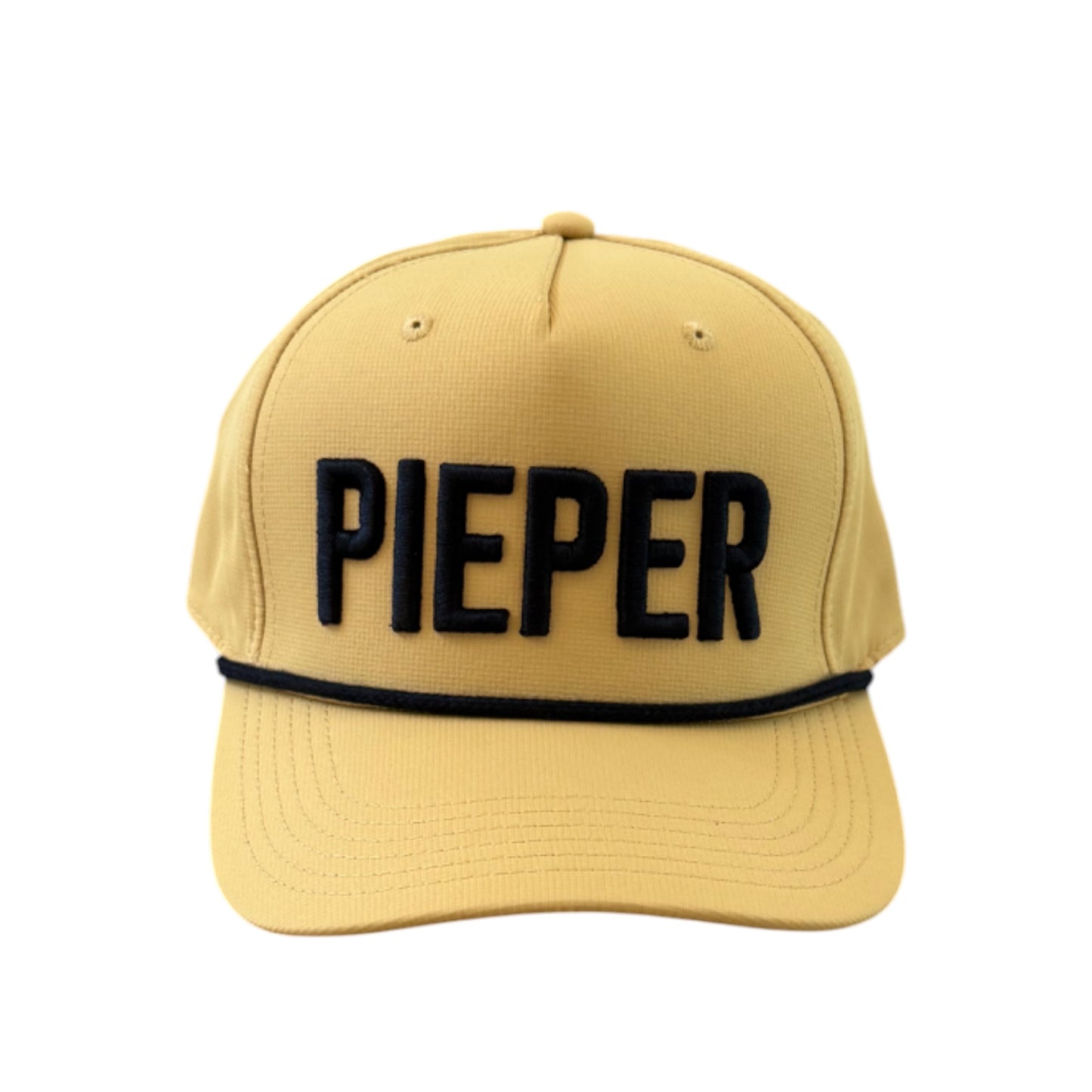 Pieper Puff Embroidered Rope Cap
